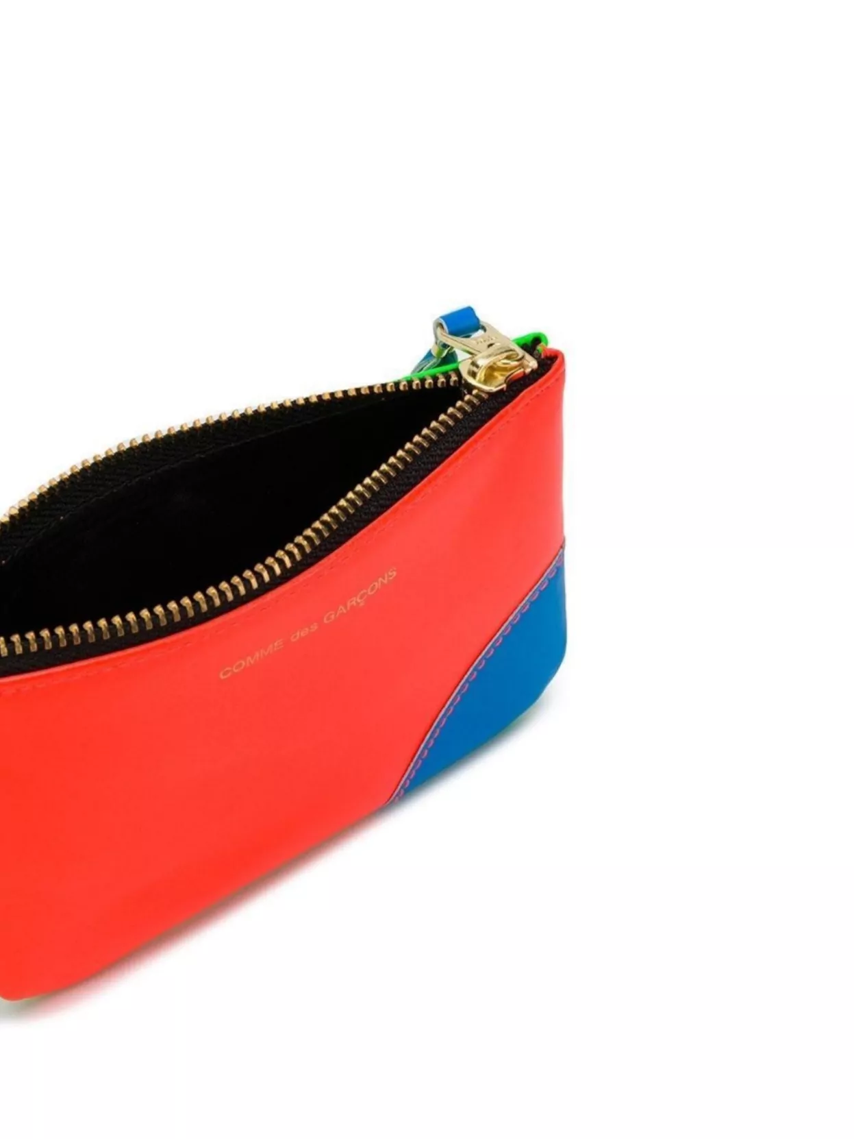 Comme Des Garçons Color Block Wallet Featuring Fluo