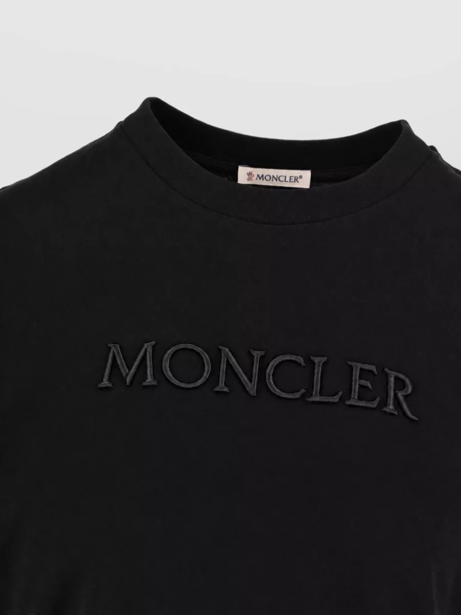 Moncler Cotton Crew-Neck Short-Sleeve T-Shirt
