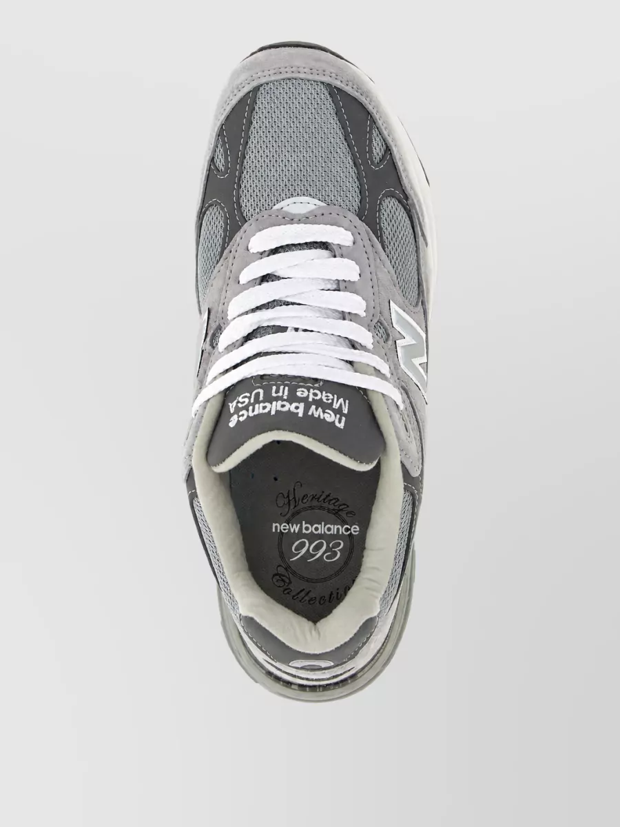 New Balance Suede And Mesh Low-Top Sneakers