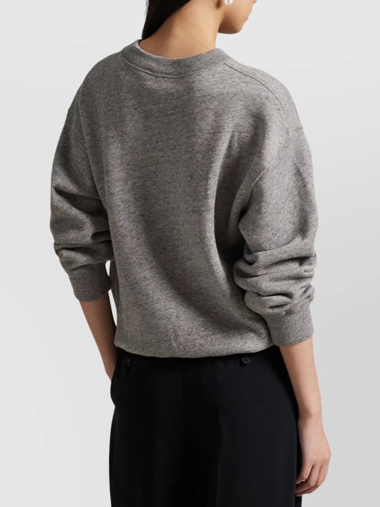 Ralph Lauren Graphic Print Long Sleeve Crew Neck Top