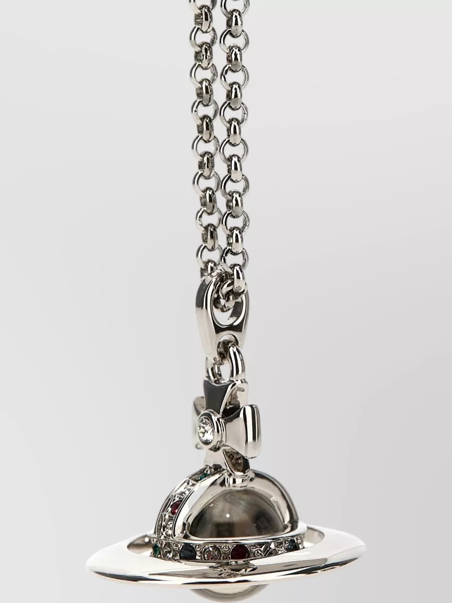 Vivienne Westwood Crystal-Embellished Pendant Necklace