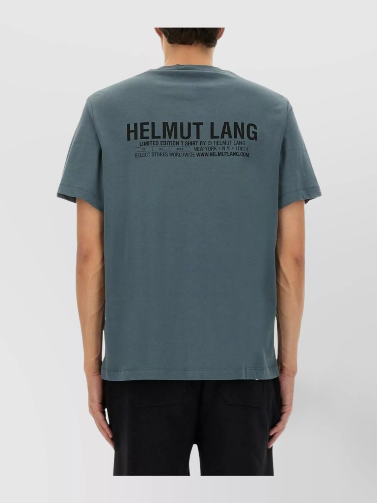Helmut Lang Capsule Crew Neck T-Shirt With Back Print