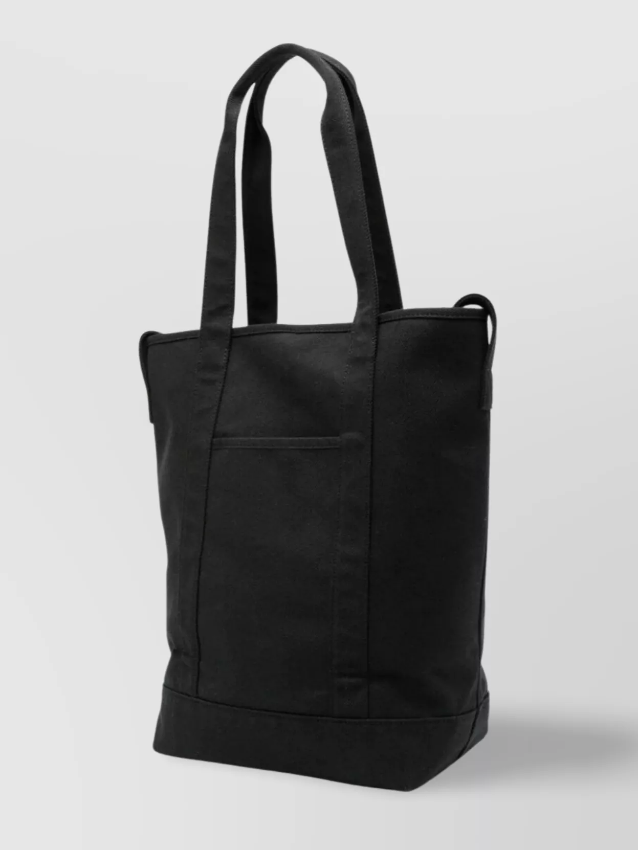 Kenzo Cotton Canvas Tote Bag With Shoulder Strap In Black