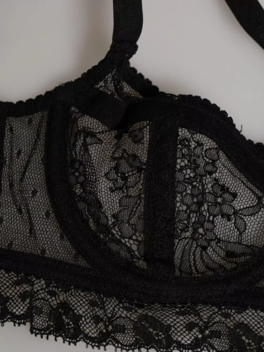 Dolce&Gabbana Floral Lace Balconette Bra