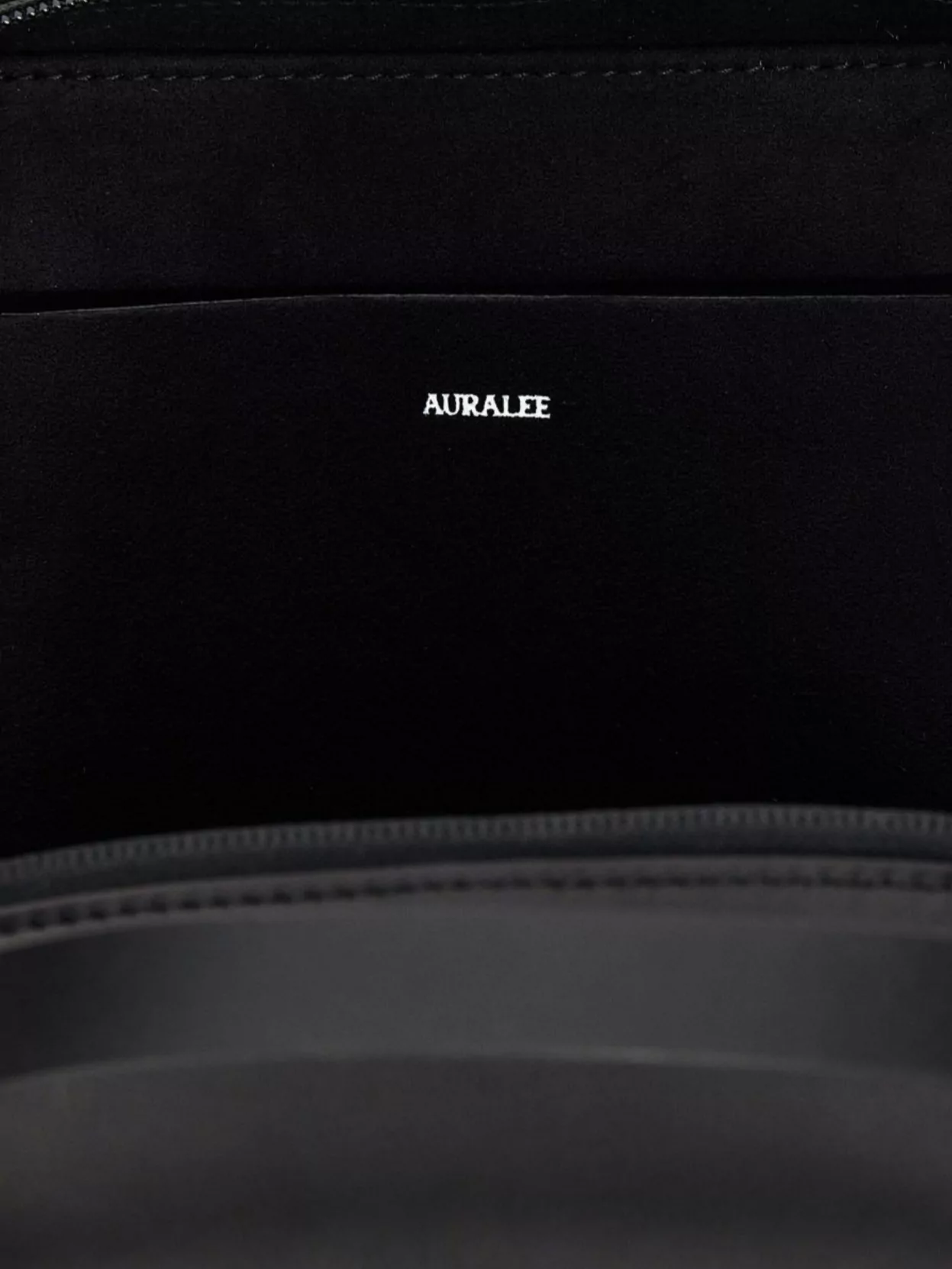 Auralee Small Square Leather Travel Handbag