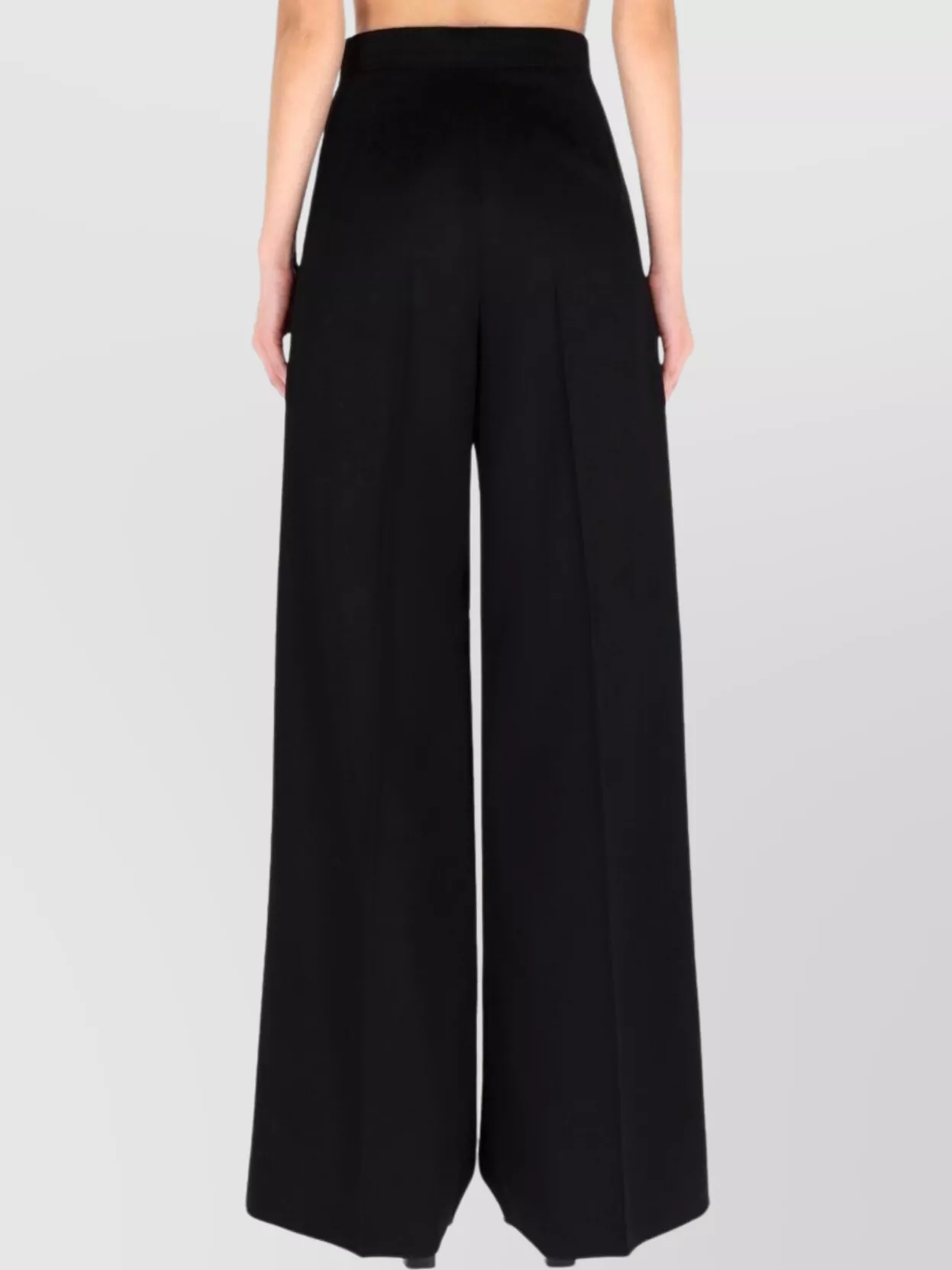 Max Mara High Waist Wide Leg Trousers In Multi
