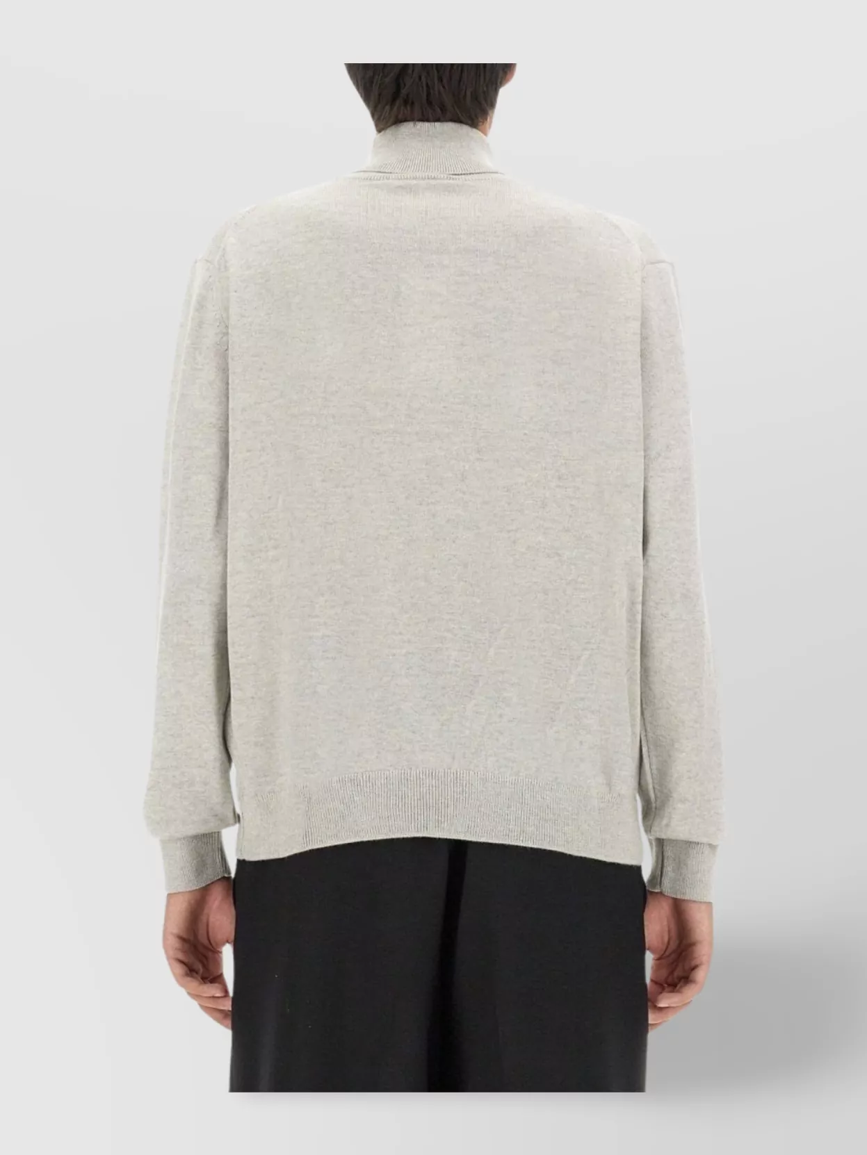 Maison Kitsuné Roll-neck Long-sleeve Wool Jumper