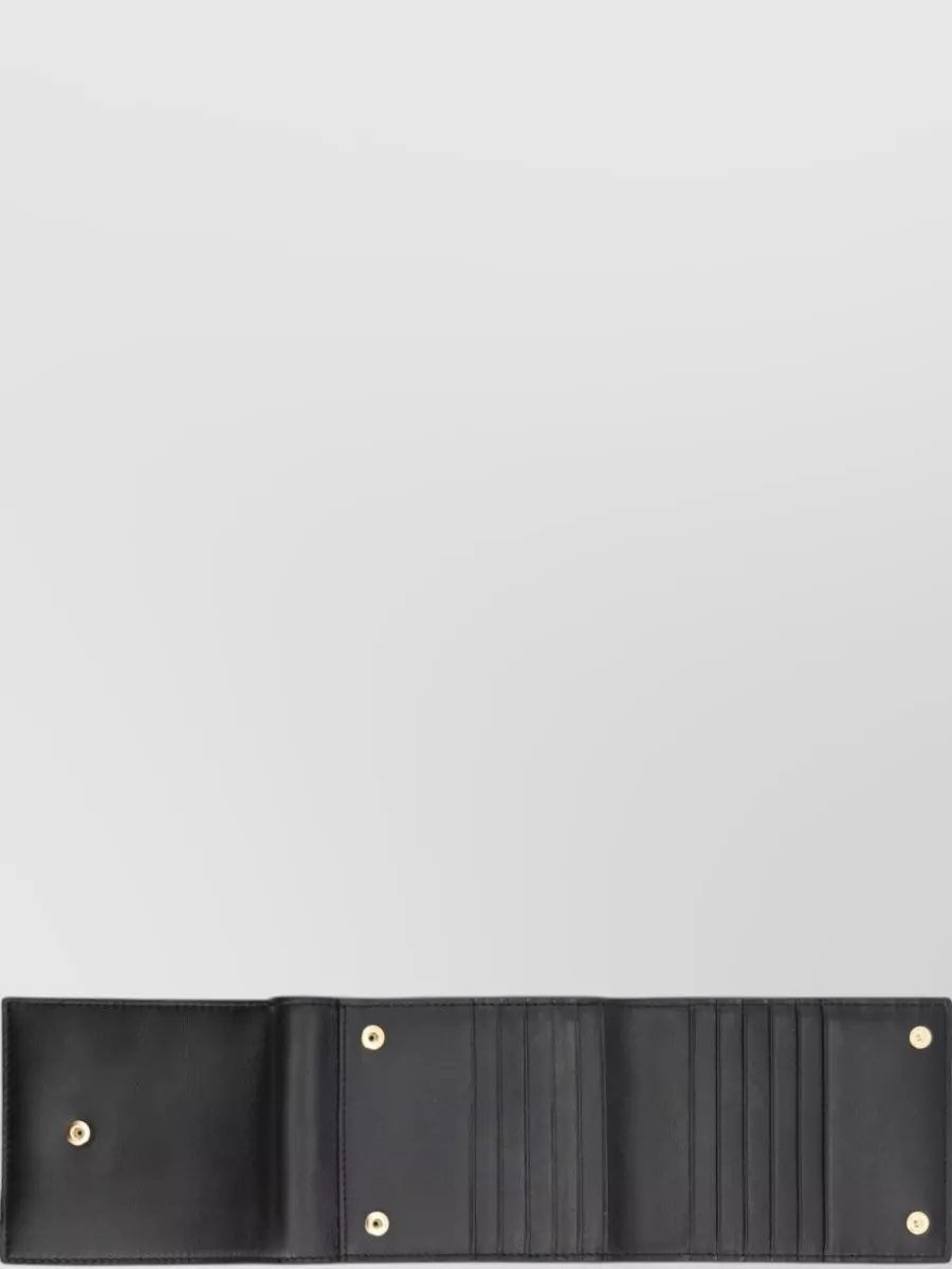 Balmain Lambskin Trifold Wallet