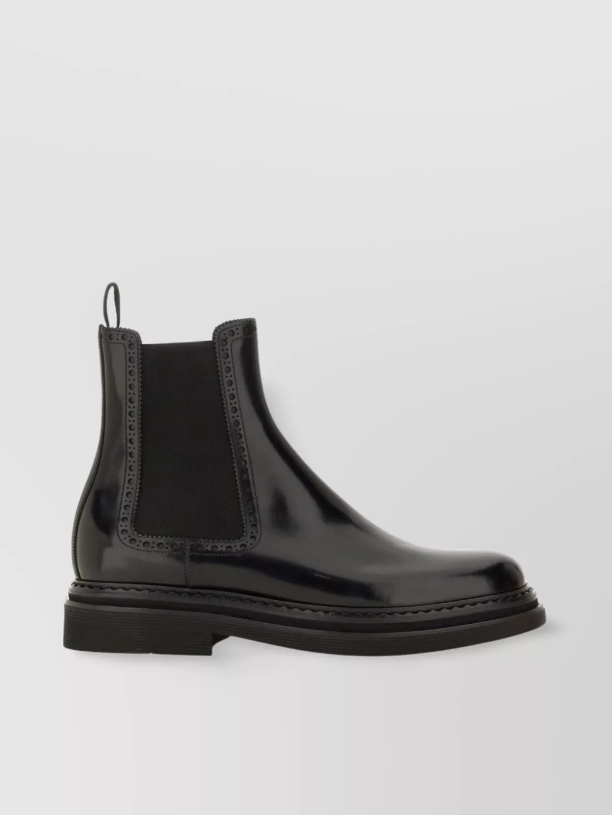 Dolce&Gabbana Chunky Sole Leather Ankle Boot