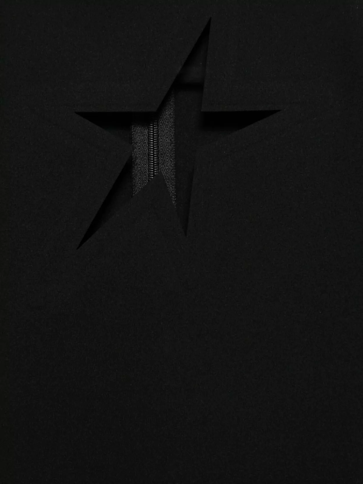 Mugler Sleeveless Star Cutout Racerback Top