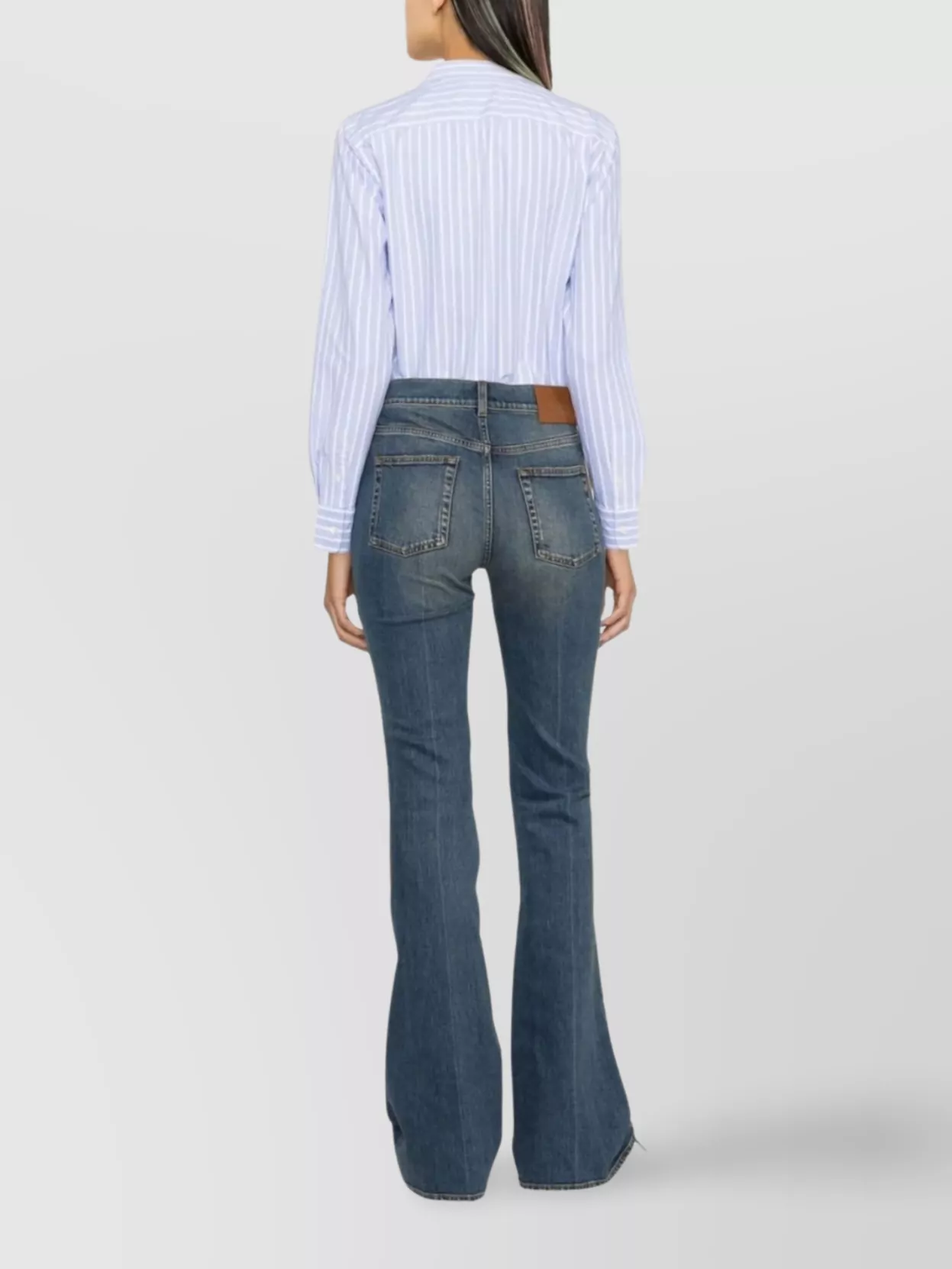 Ralph Lauren Striped Shirt With Polo Pony Motif