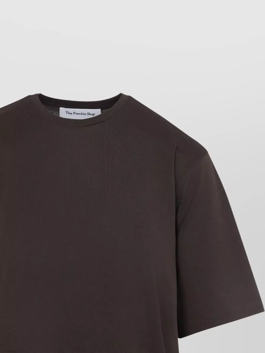 The Frankie Shop Harper Organic Cotton Crew Neck Tshirt