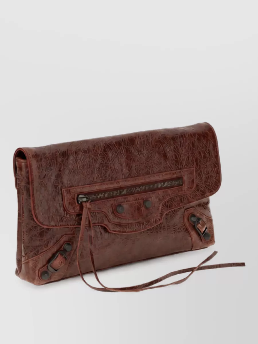 Balenciaga Na Lambskin Clutch Bag