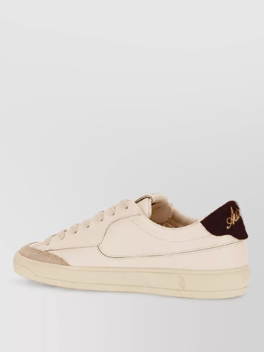 Autry Leather Lace-Up Sneakers