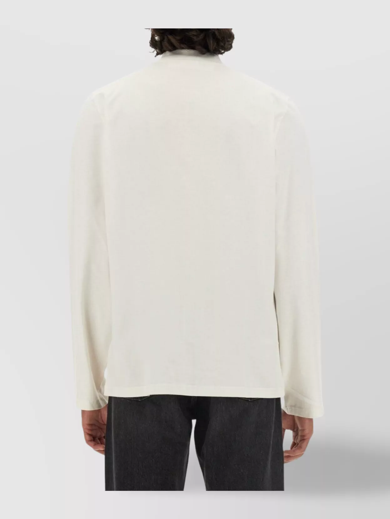 Courrèges Logo Crew Neck T-Shirt Long Sleeves