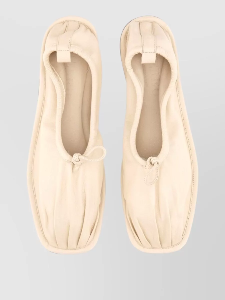 Hereu Leather Ballerina Flats
