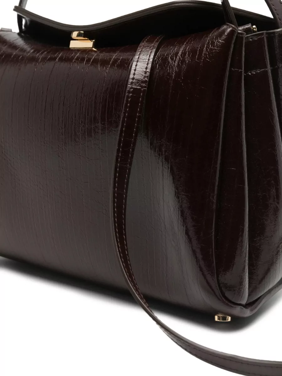 Themoiré Calipso Trunk Leather Shoulder Bag
