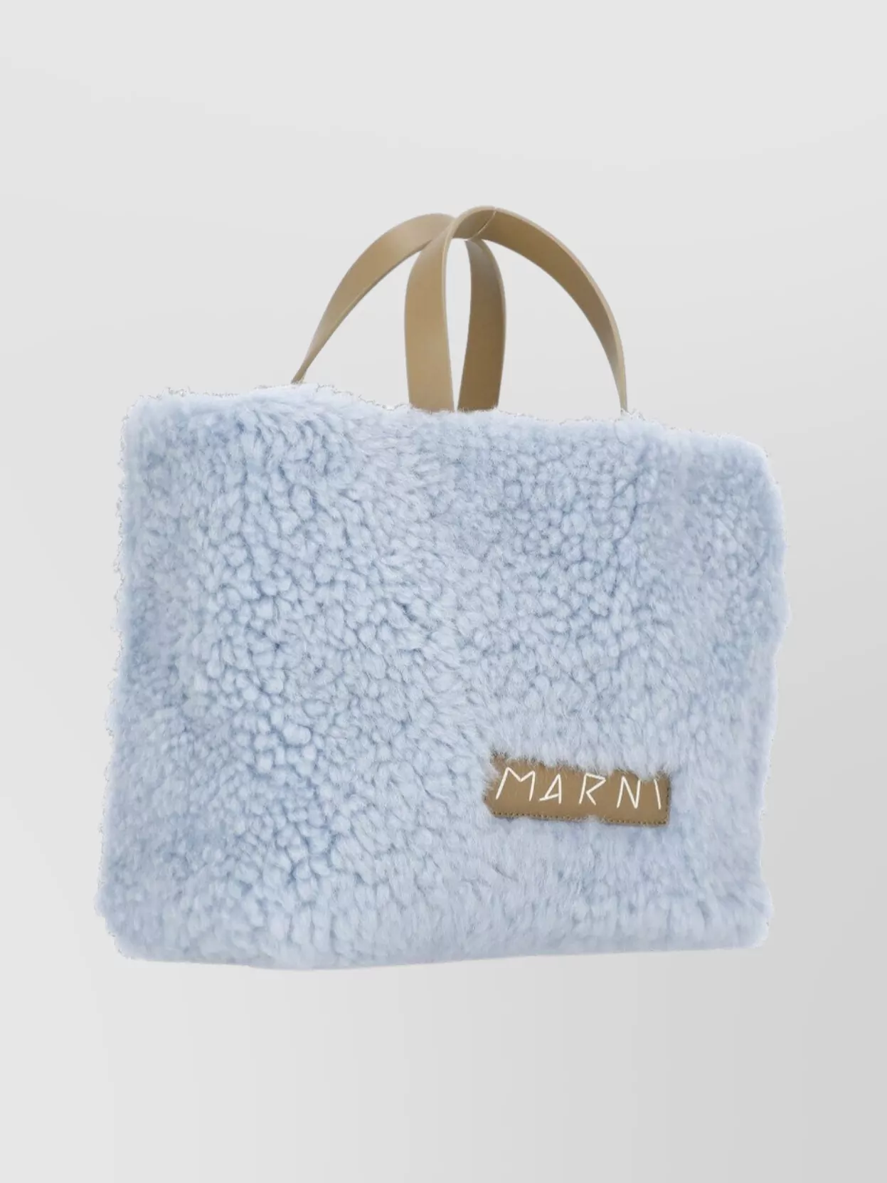 Marni Soft Leather Handbag Featuring Two Handles