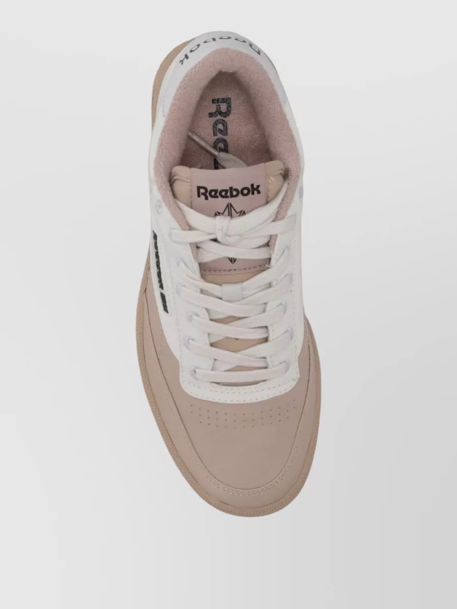 Reebok Leather Paneled Low-Top Sneakers