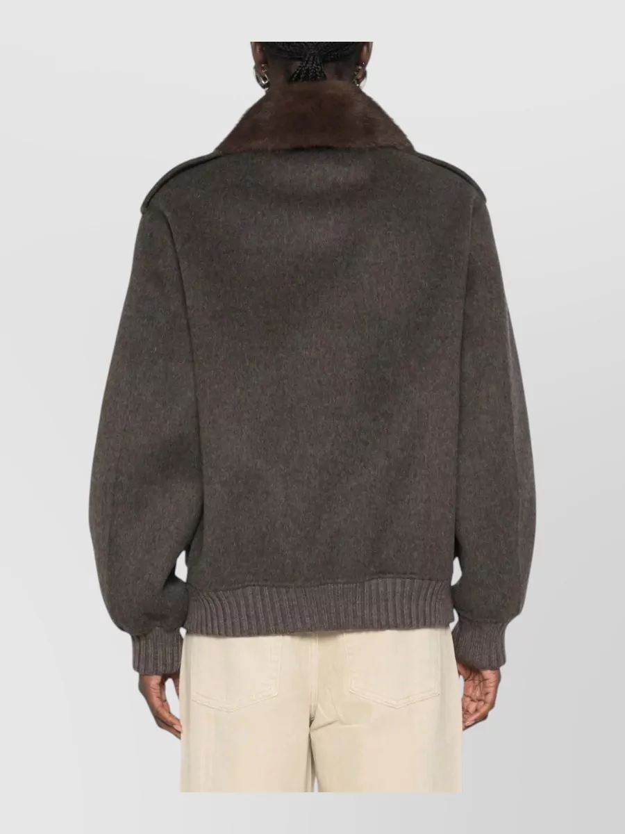 P.a.r.o.s.h. Wool Fitted Jacket