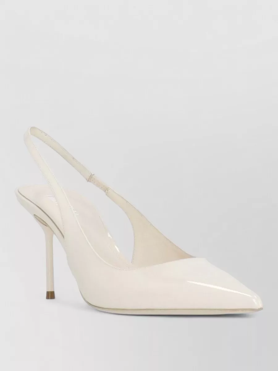 Paris Texas leather slingback pumps