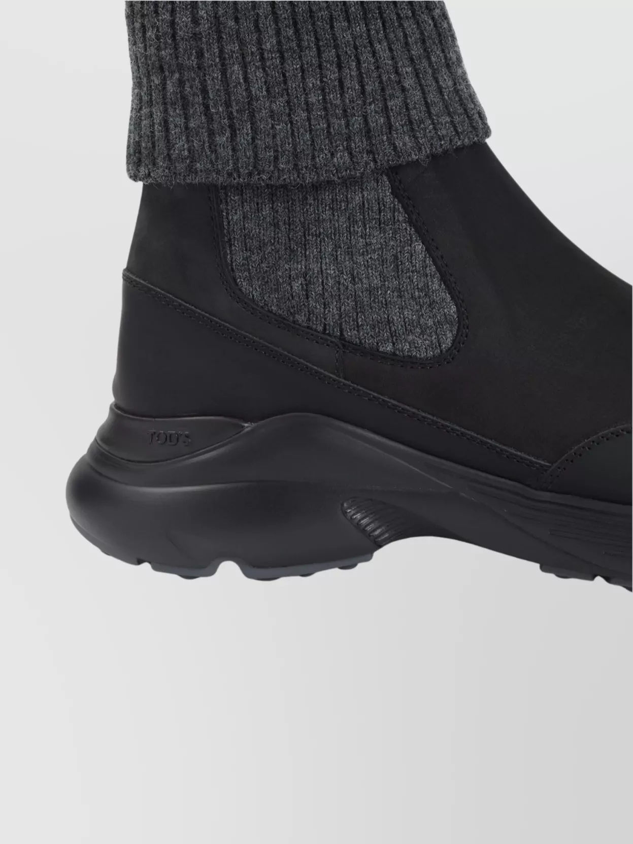 Tod's Chunky Sole Suede Leather Sneakers