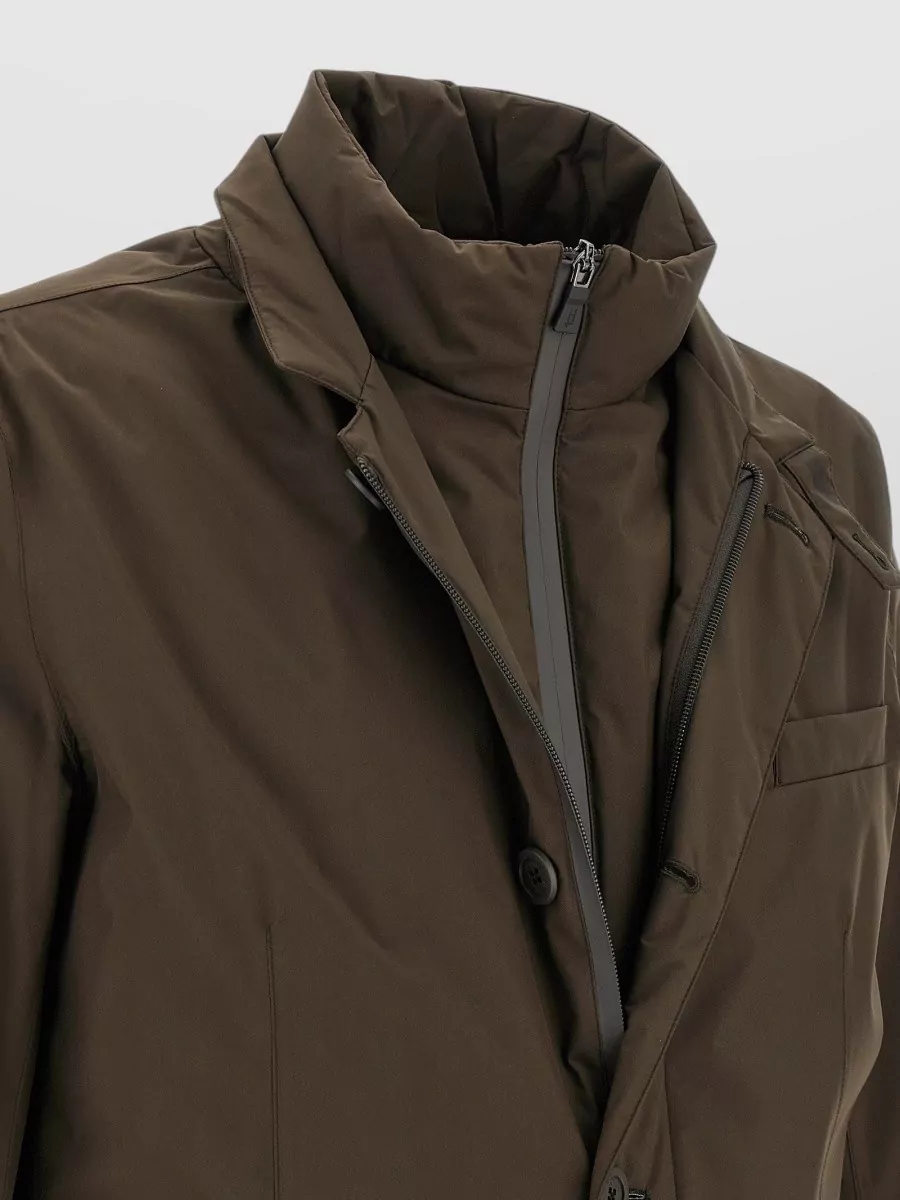 Herno Single-Breasted Padded Coat