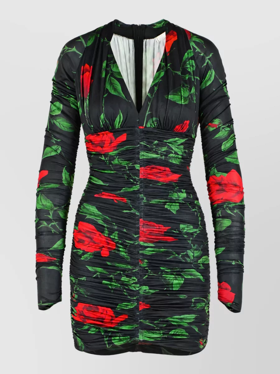 Blumarine printed mini dress