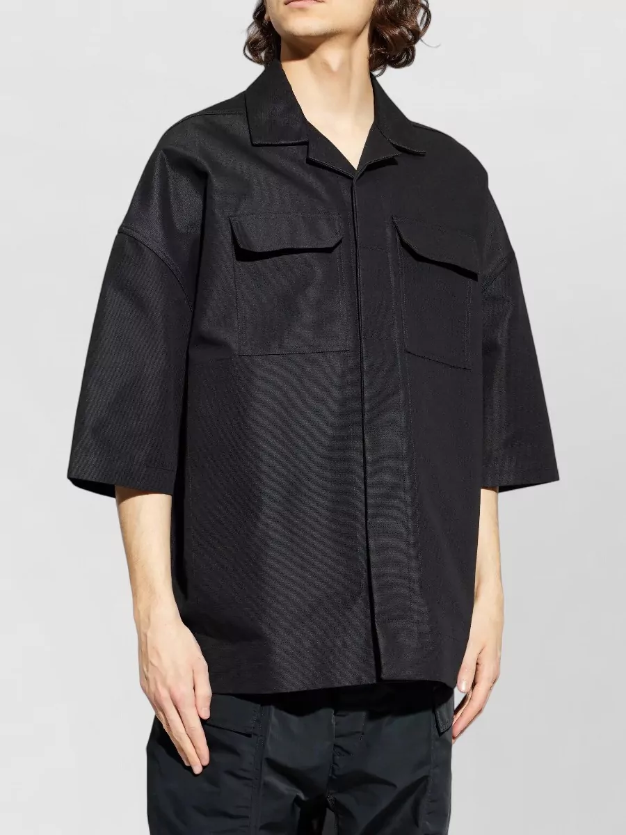 Rick Owens Short-Sleeve Shirt Jacket