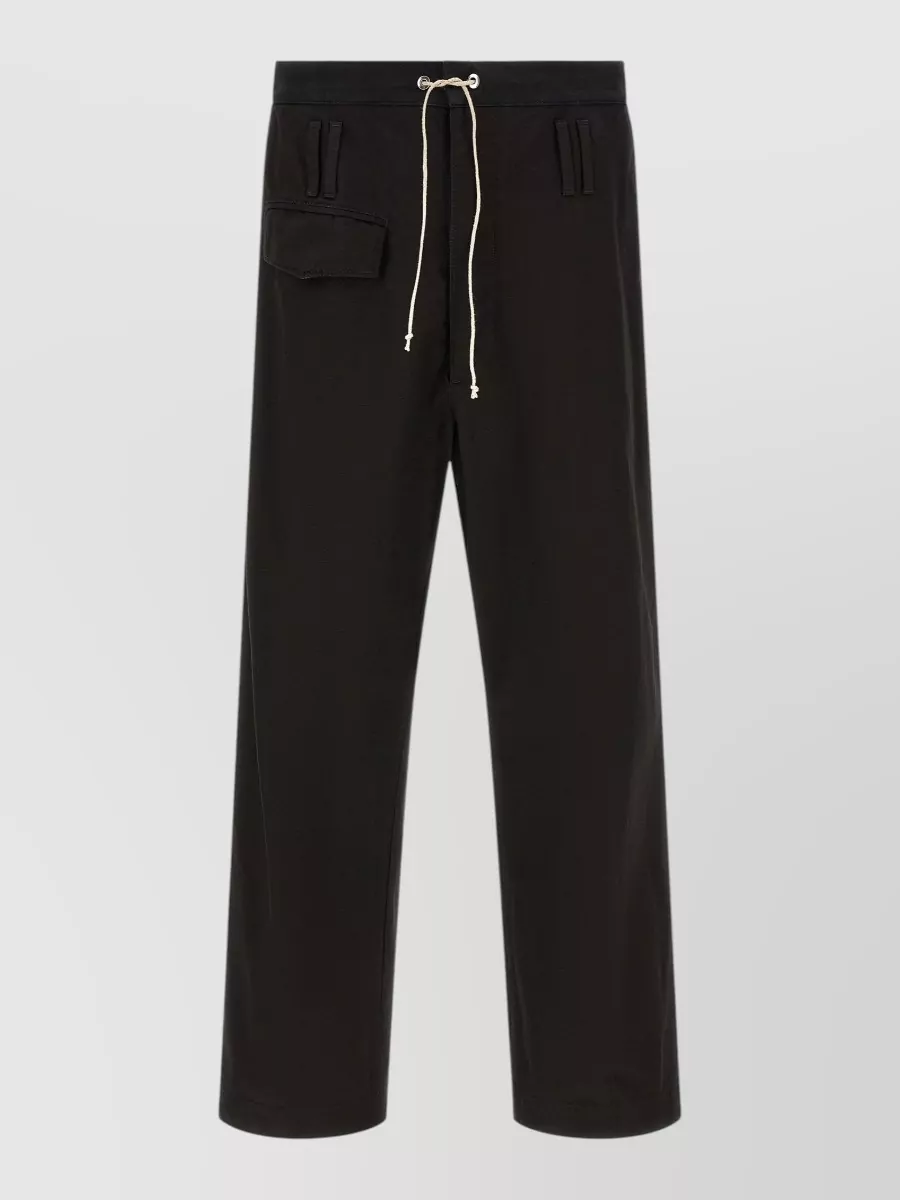 Namacheko cotton wide-leg flared trousers