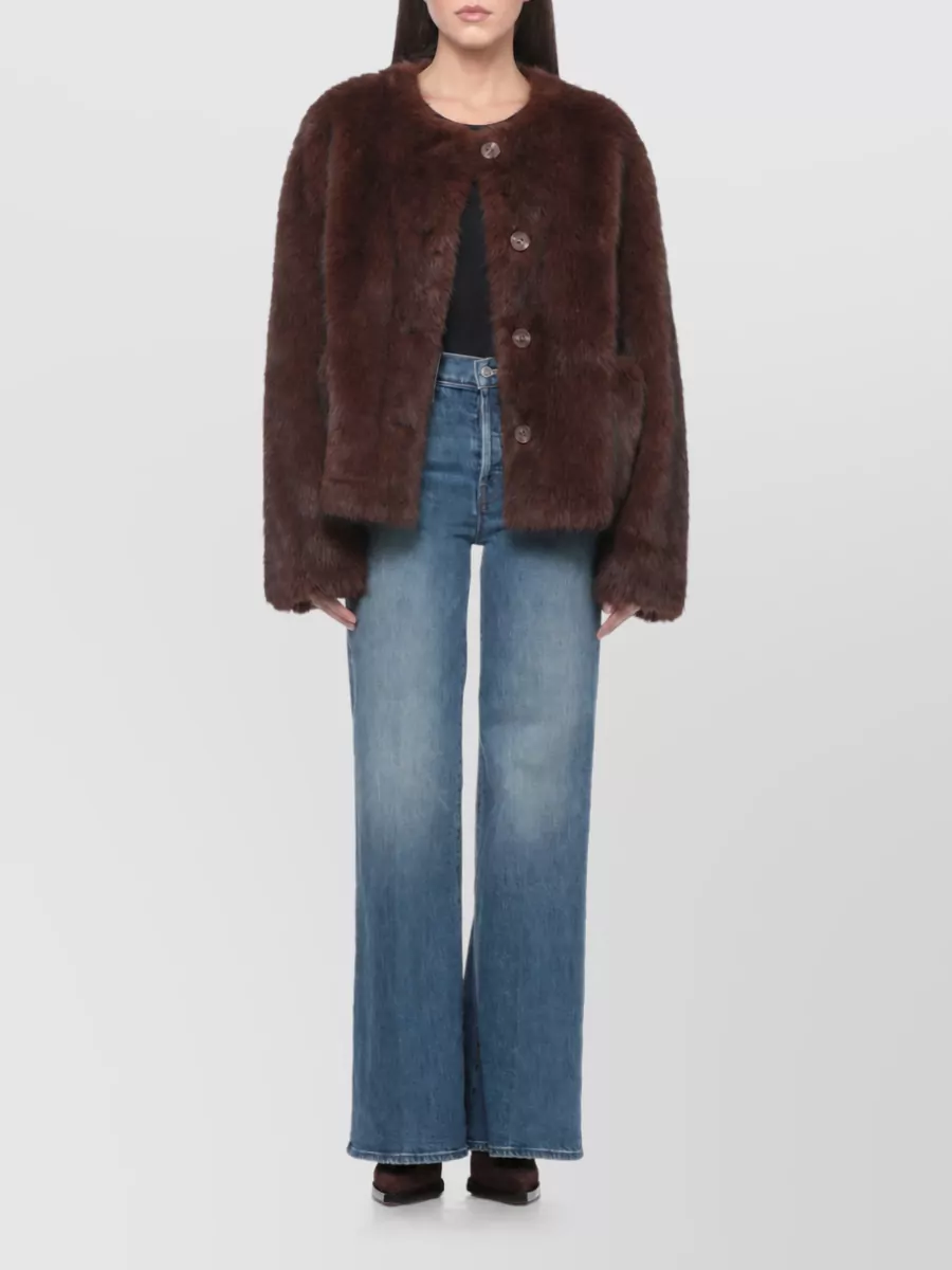 Mother Straight-Leg Denim Jeans