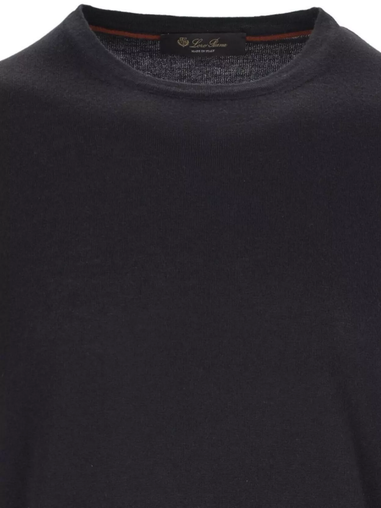Loro Piana Crewneck Sweater Ribbed Long Sleeves