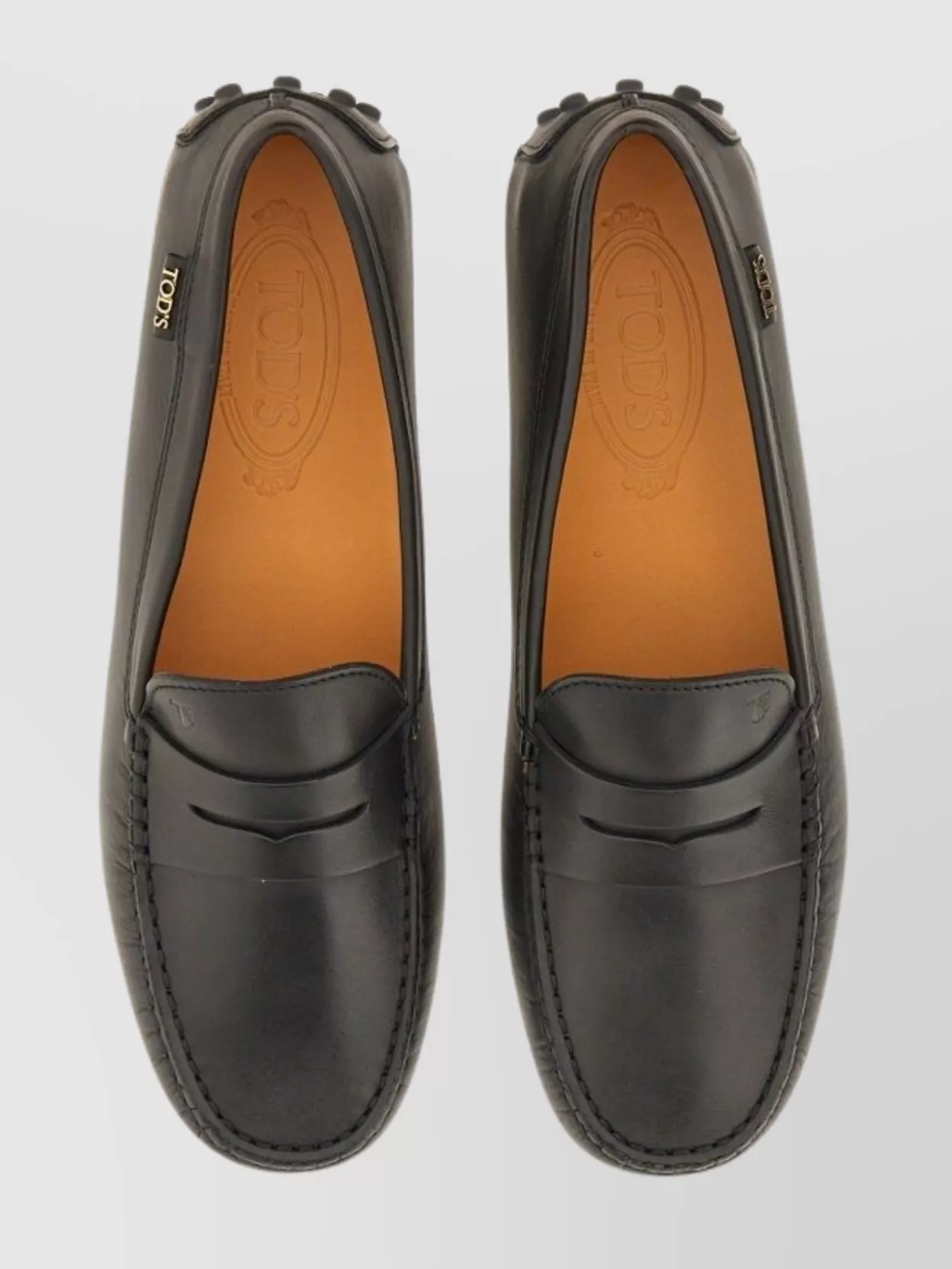 Tod's Loafers With Round Toe And Durable Rubber Sole