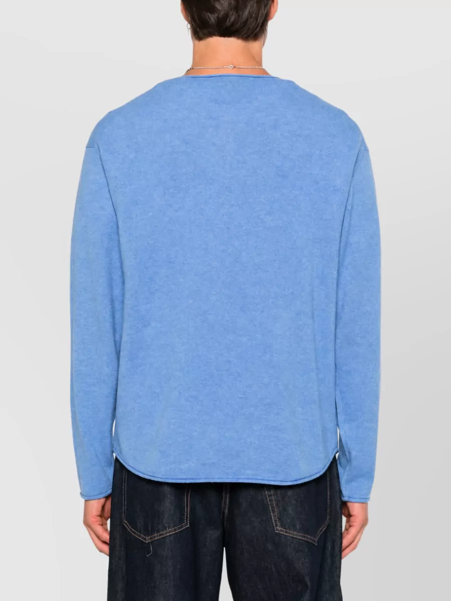 Guest In Residence Cashmere Crewneck Long-Sleeve Sweatshirt