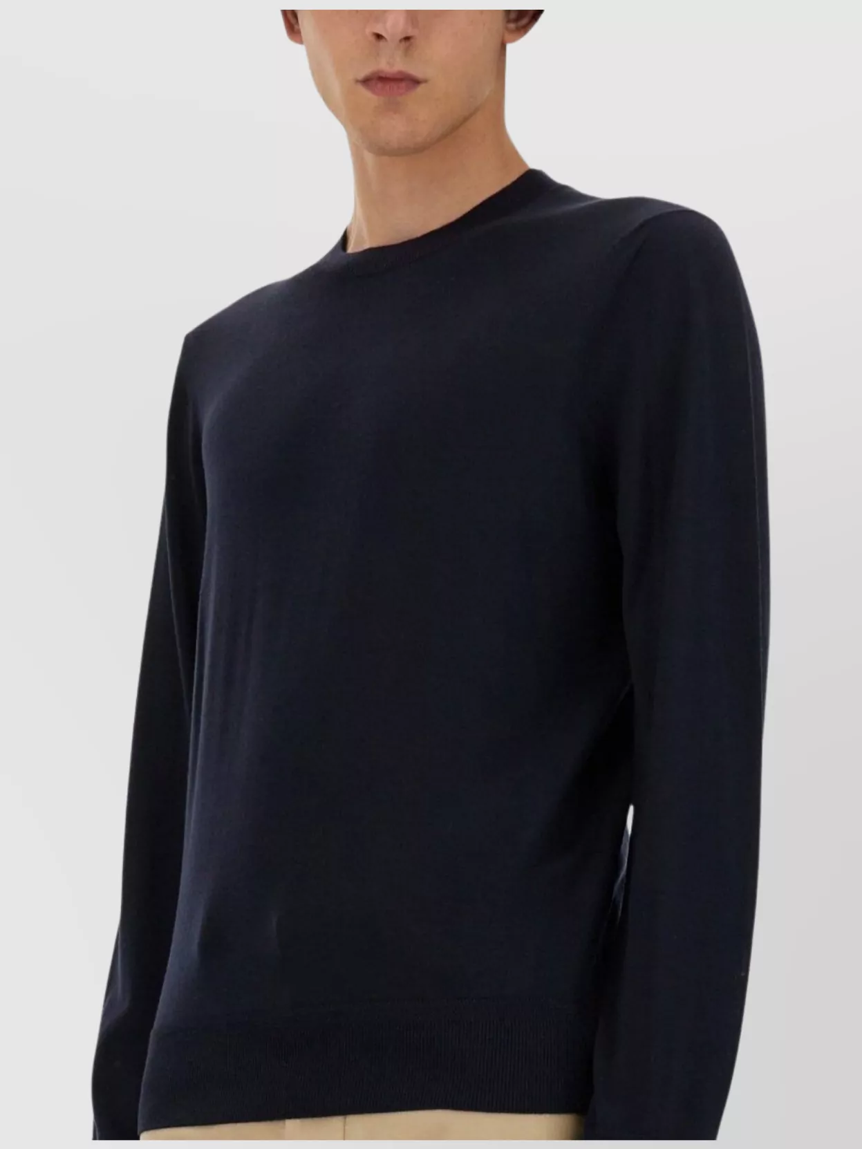 Tom Ford Crew Neck Wool Jersey Sweater
