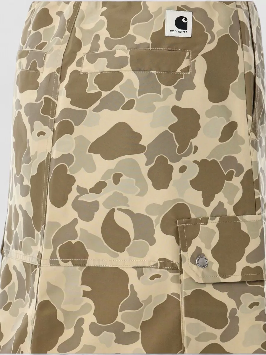 Carhartt Wip Irwin A Line Camouflage Cargo Skirt
