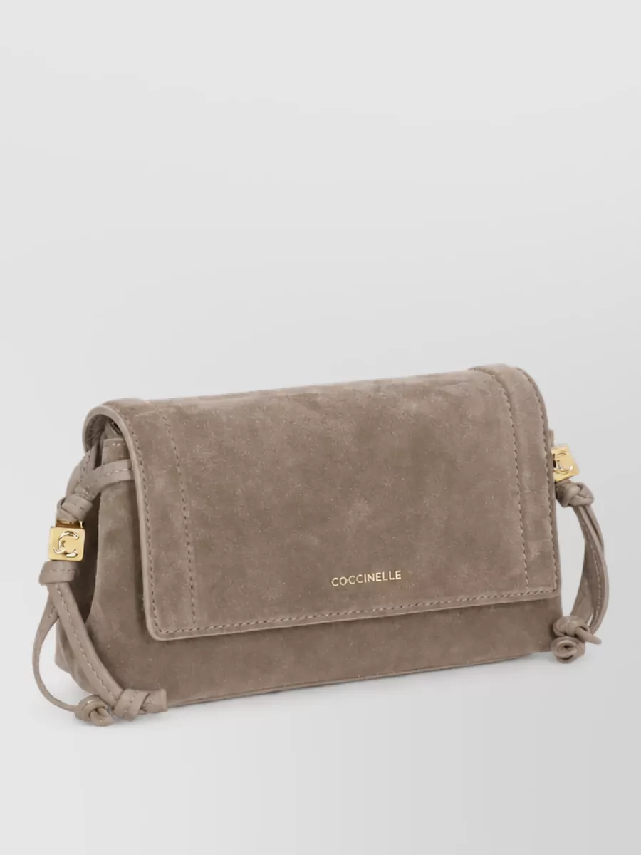 Coccinelle Suede Shoulder Bag
