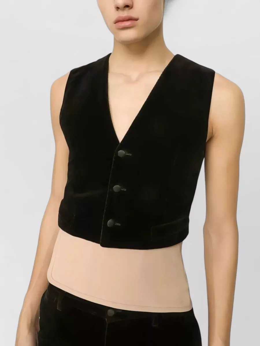 Dolce&Gabbana Tailored Suit Three Piece Velvet Texture