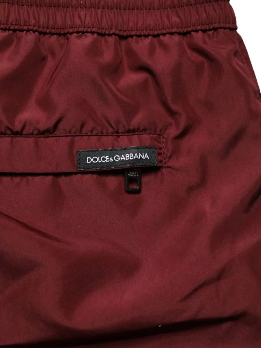 Dolce&Gabbana Polyester Cargo Swim Shorts