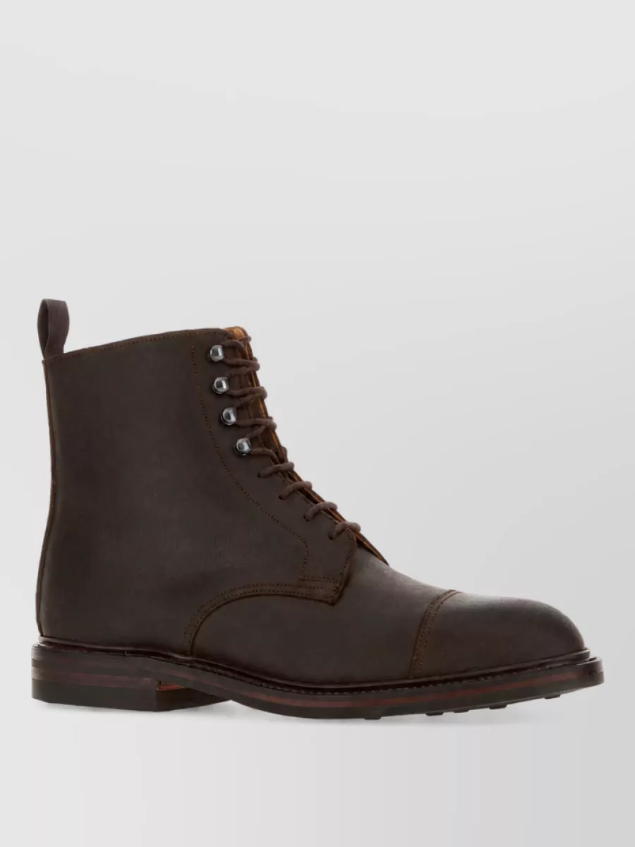 Crockett & Jones leather ankle boots