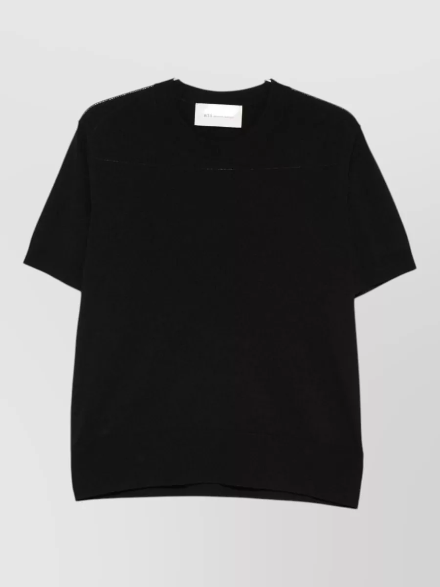 Ami Paris short-sleeve crew-neck jumper