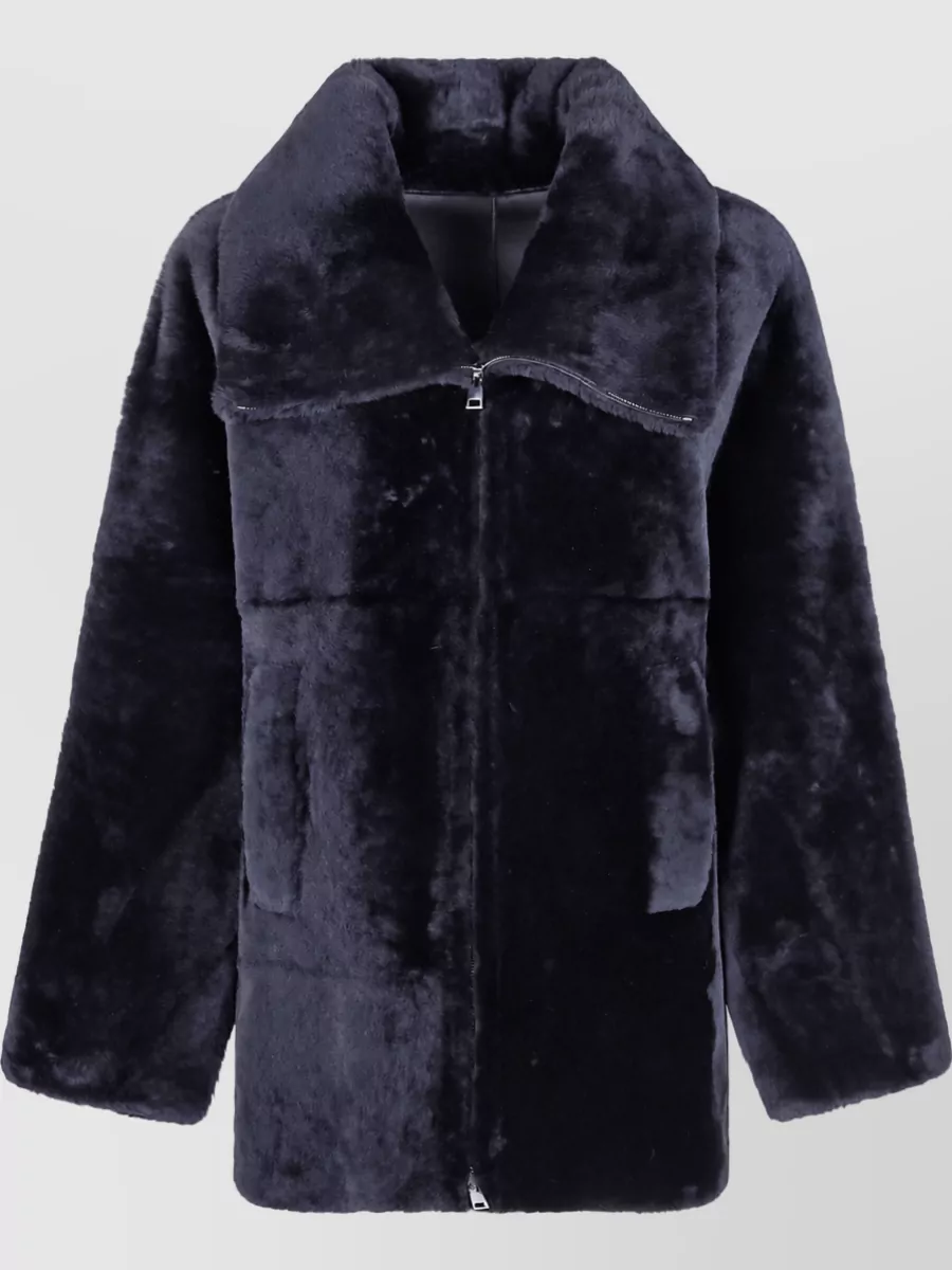 Blancha shearling straight jacket