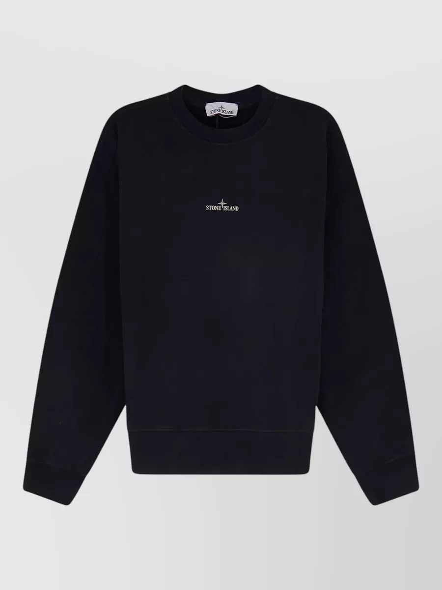 Stone Island Cotton oversized crewneck sweatshirt