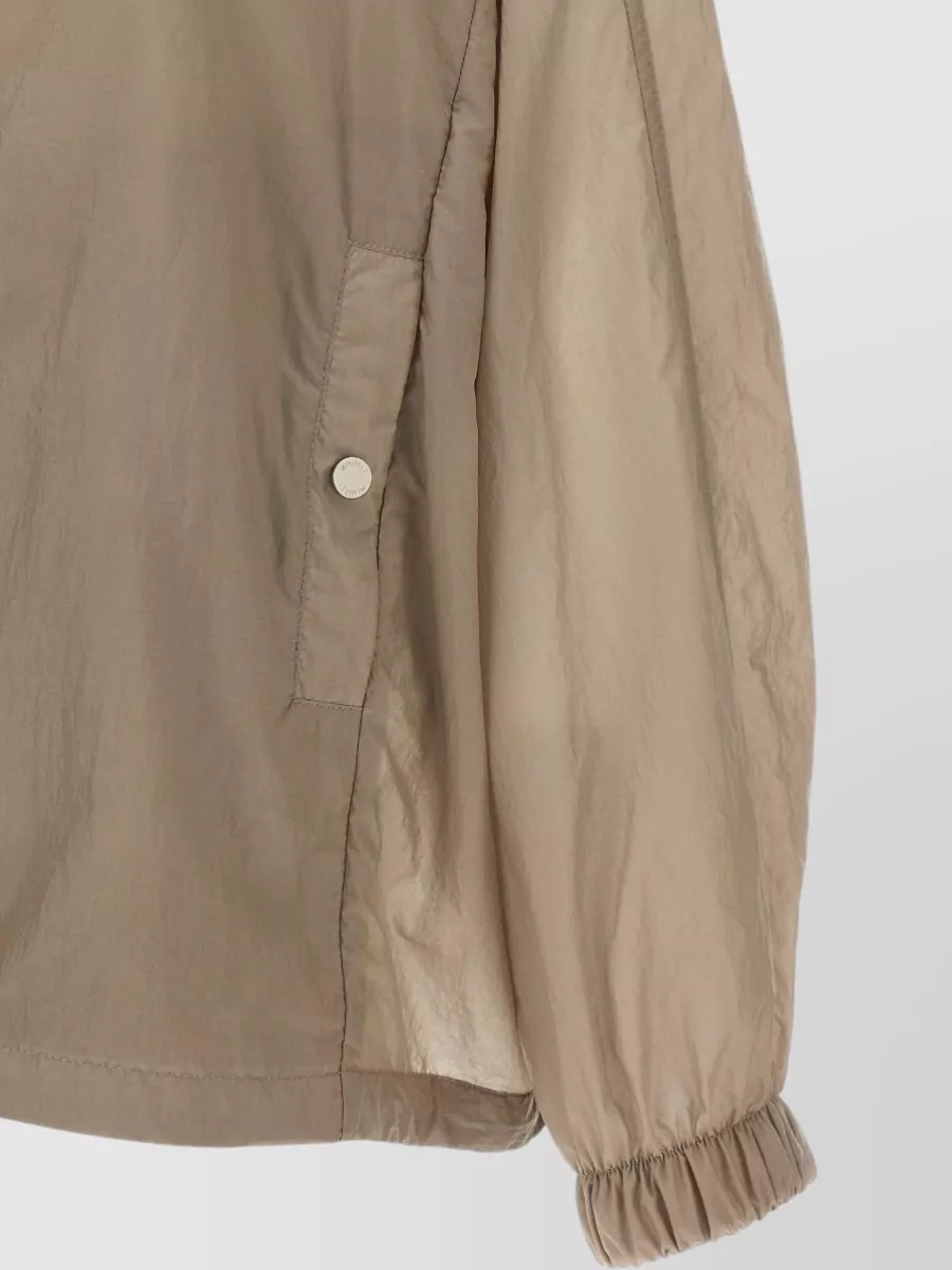 Moorer Wrinkled Hooded Puffer Jacket