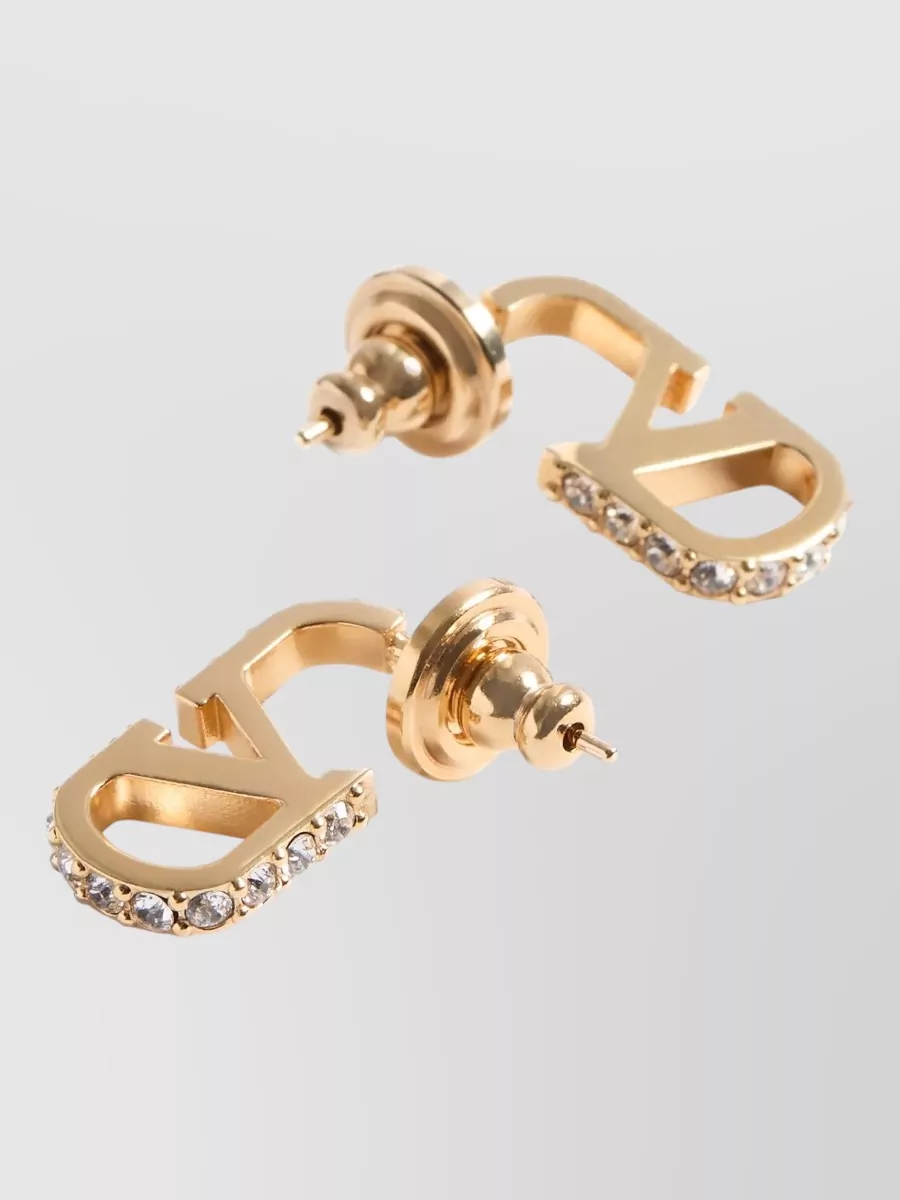 Valentino Garavani Crystal-Embellished Earrings