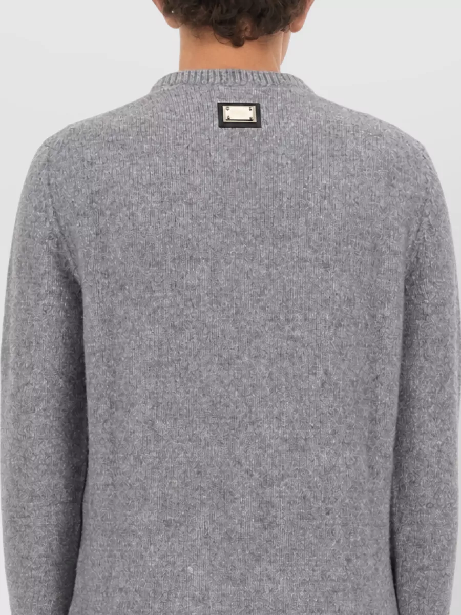 Dolce&Gabbana Logo-Plaque Jumper