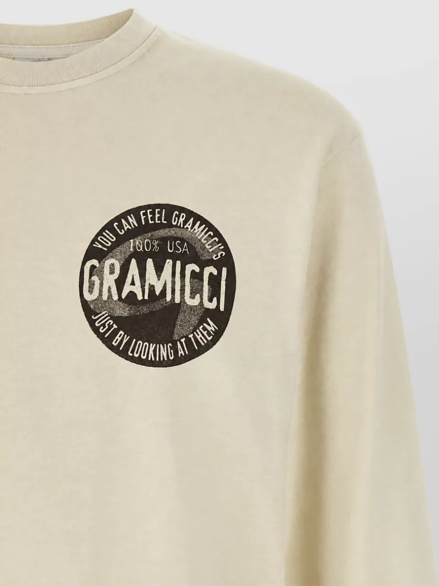 Gramicci Cotton Logo-Print Long-Sleeve T-Shirt