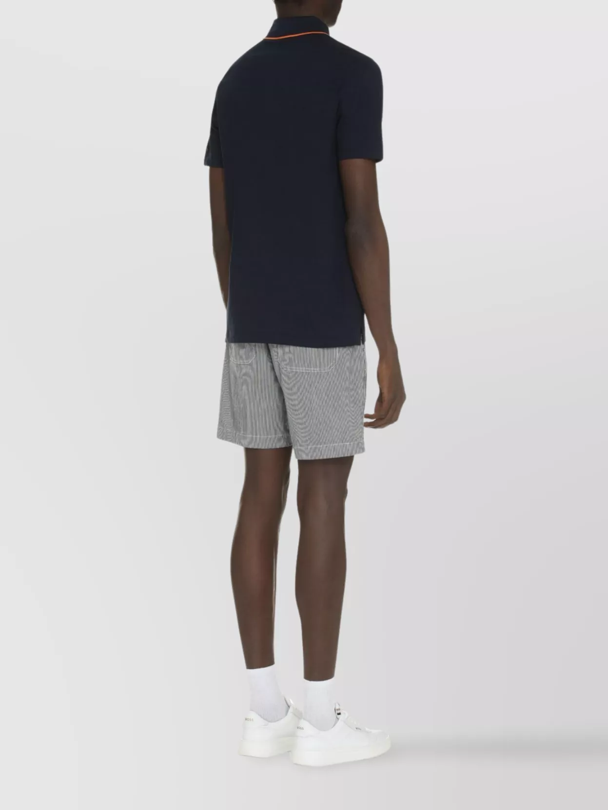 Paul & Shark Collar Contrast Cotton Polo Shirt