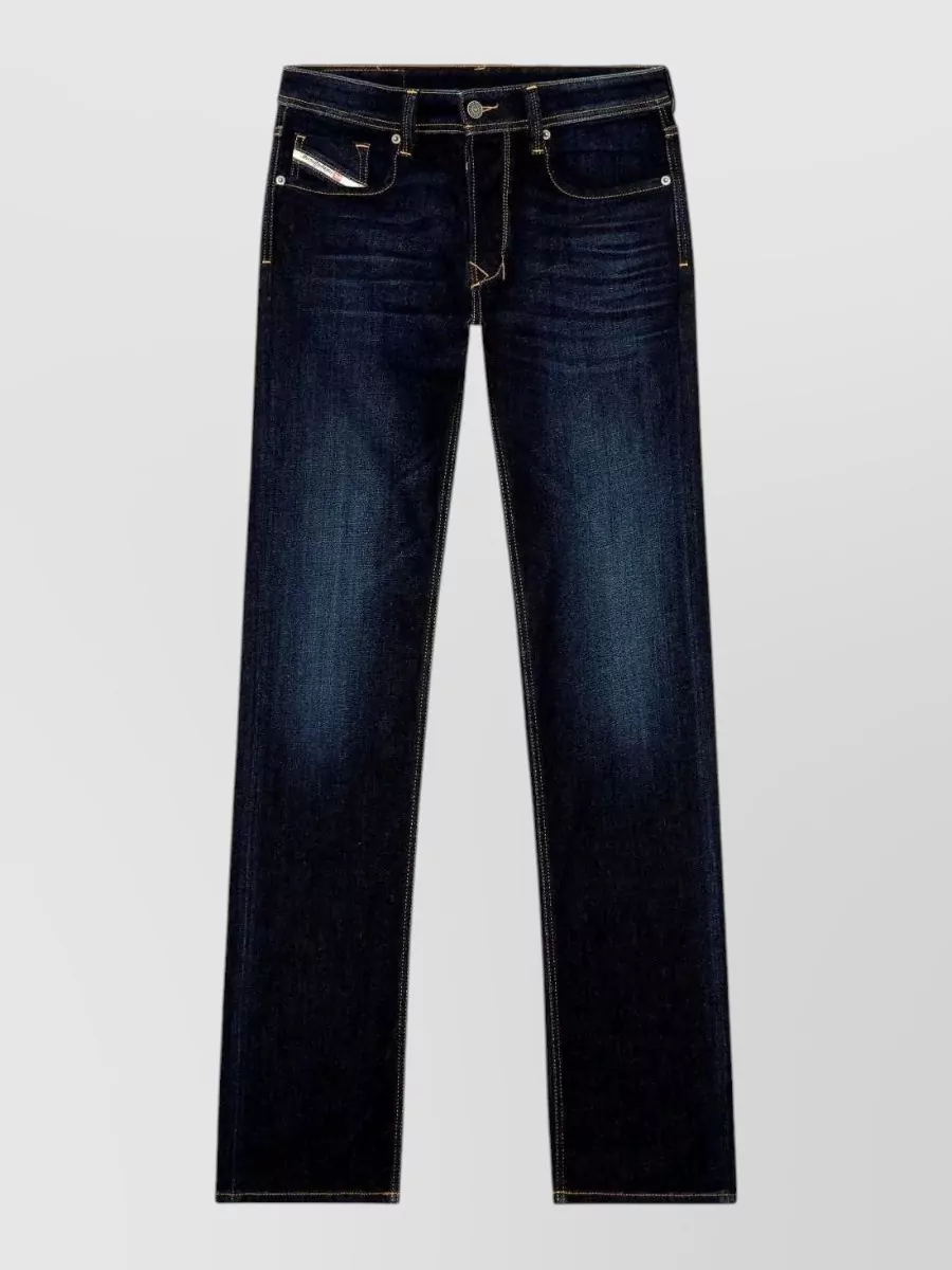 Diesel Denim low-rise straight-leg jeans