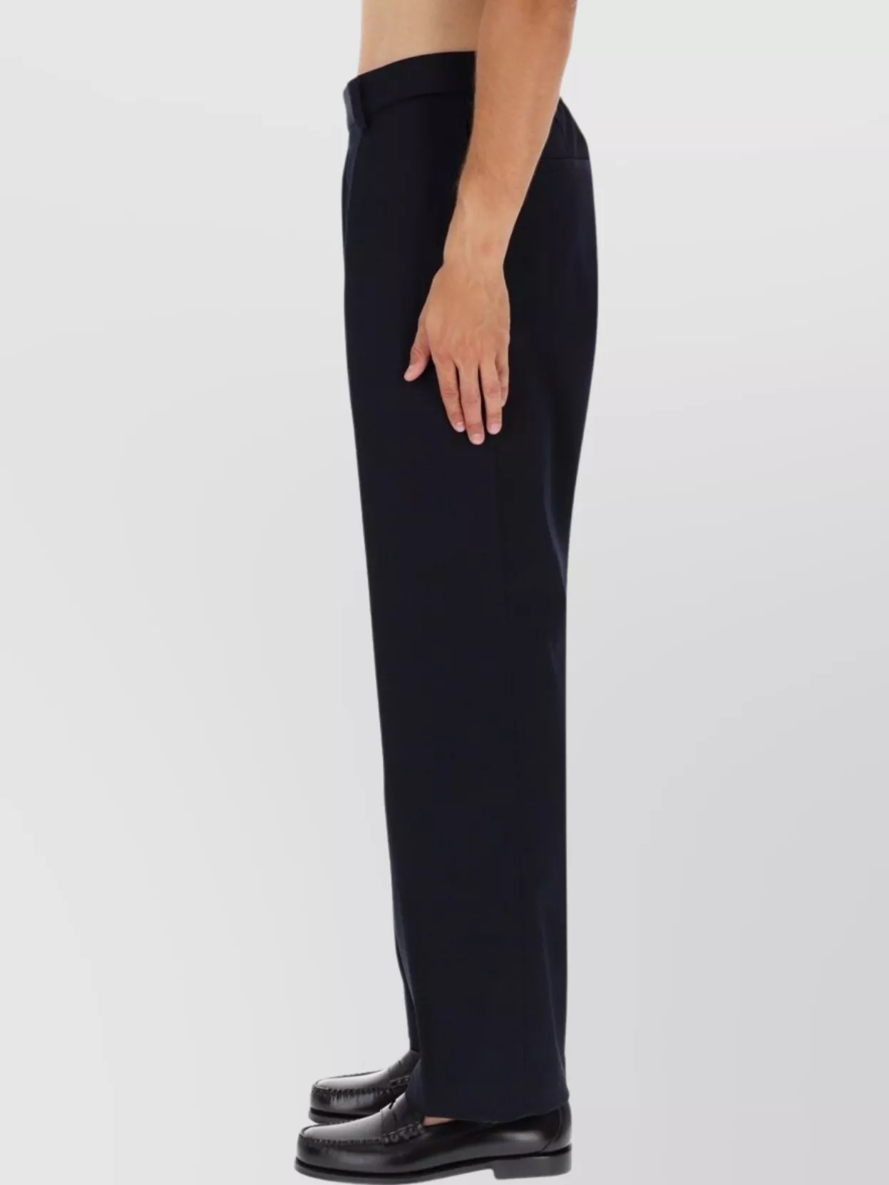 Boss Tailored Trousers With Pleats And Pockets